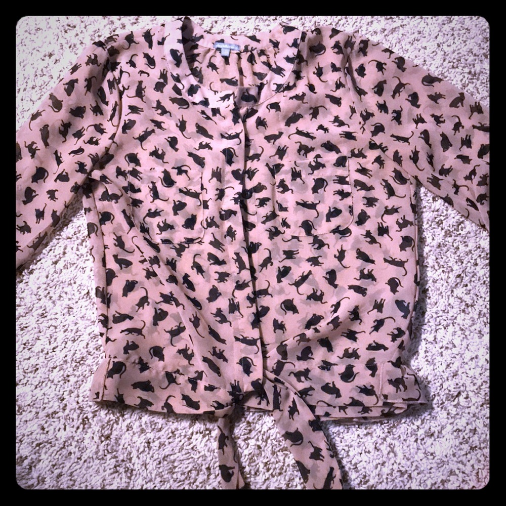 Cat blouse from Charlotte Russe